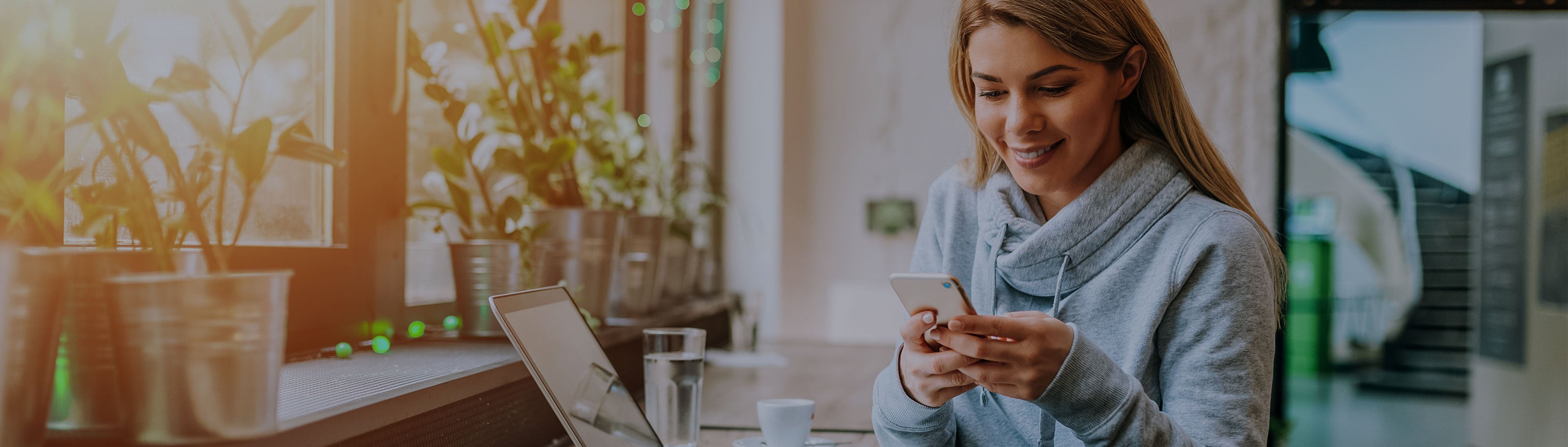 Girl with mobile